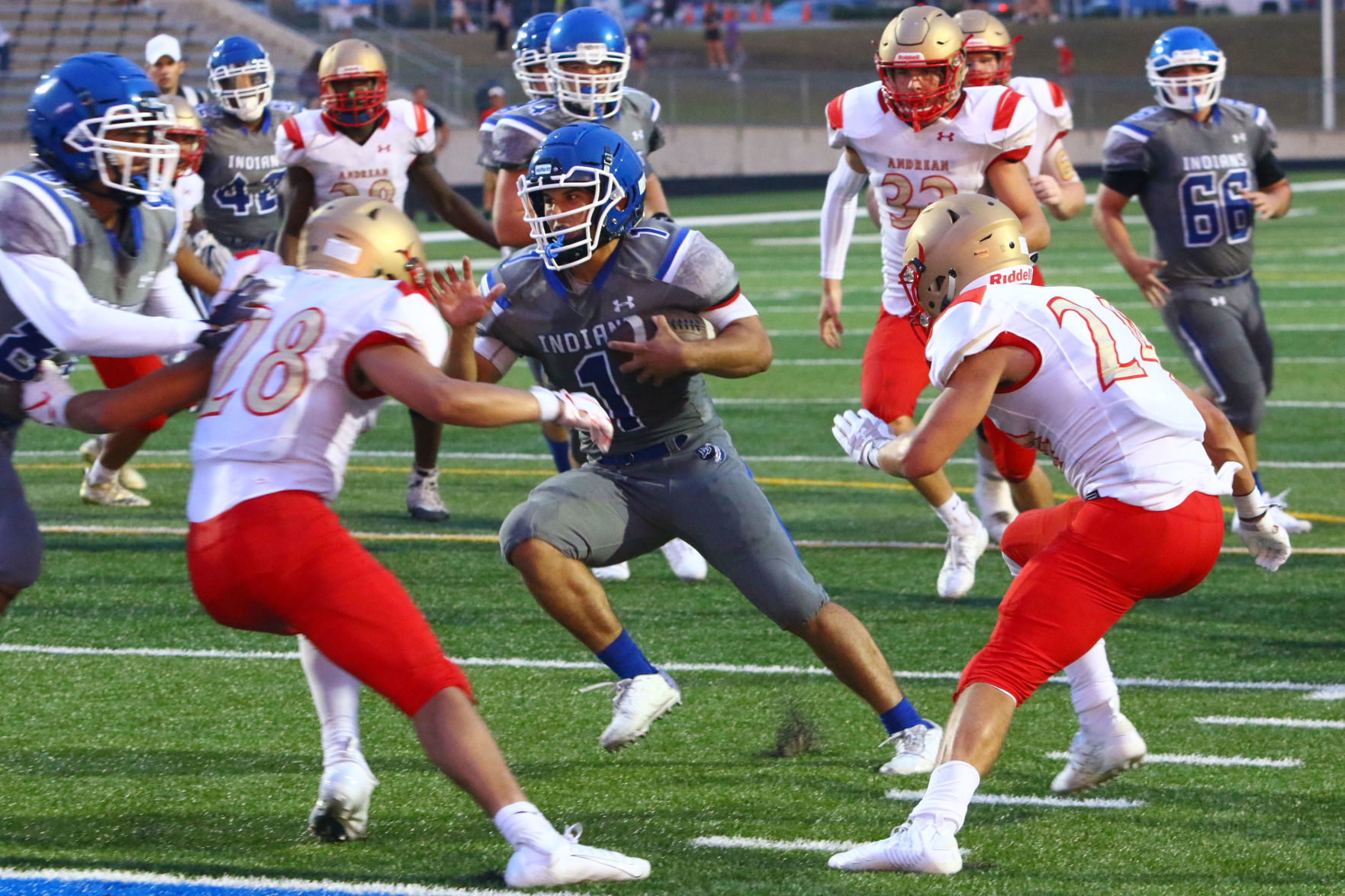 Andrean at Lake Central football scrimmage